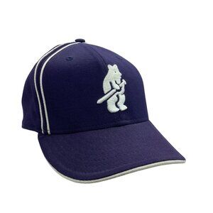 Chicago Cubs New Era 59Fifty Cooperstown Collection Blue Baseball Cap Size 7 1/8